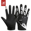Microfiber Full-Finger Racing Gloves for Cycling Motocross Sports-Plam Mountain Bike Bicycle Touch Screen Sports Polyester