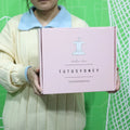 Custom logo Printing pink E-commerce Cosmetic Gift Boxes 23x23x10 Packaging Shipping Cardboard Paper Box for Clothes