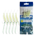 MR Glow Soft Shrimp Rigs String Hook Fishing Lure Sabiki Rigs Fishing Bait Seafishing Saltwater Flash Sabiki Rigs Tackle