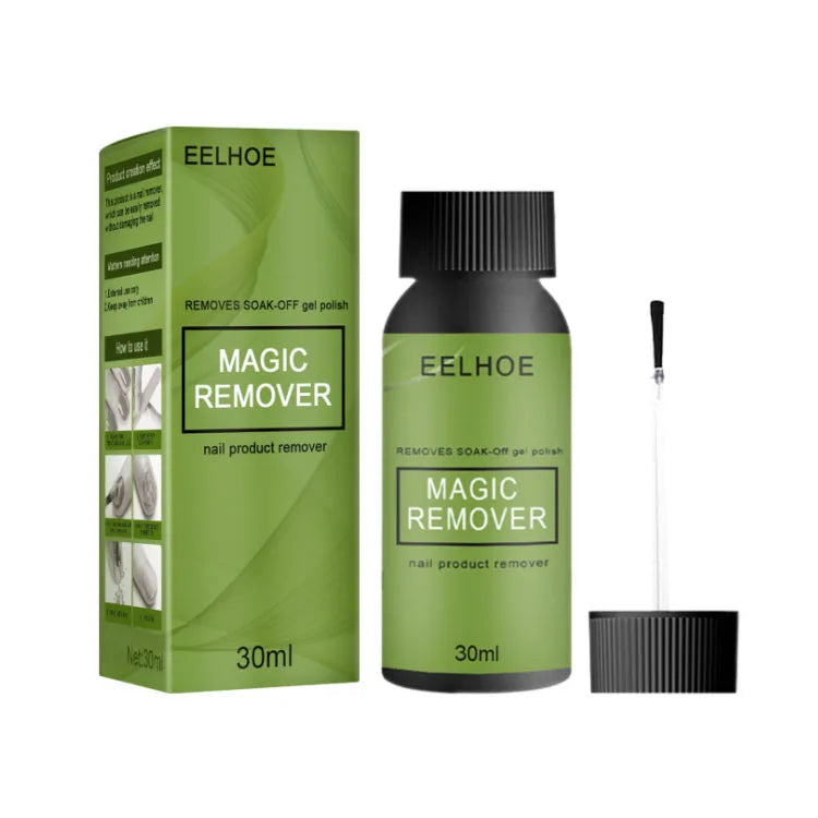 EELHOE 30ml Armor Removal Glue Large Capacity Nail Art Remover Gel Soak off Nail Polish Removing Gel MegaBDM