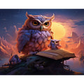 Chenistory Diamond Painting Owl Full Layout Embroidery Animal Picture of Rhinestones Art Picture for Adults Home Decors