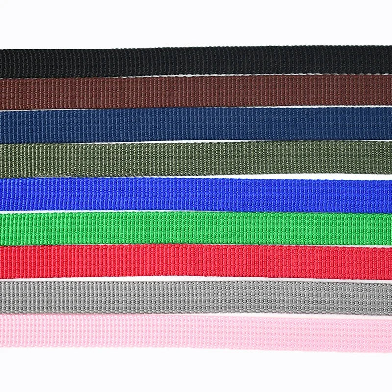 Meetee ZC003 10mm Polyester Luggage Handbag Decorative Clothing Sewing Accessories Ribbon DIY Belt Encrypted Plain Woven Webbing