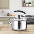 High Capacity 5L Stainless Steel Whistling Tea Pot Coffee Pot Tea Heating Wattle Kettle