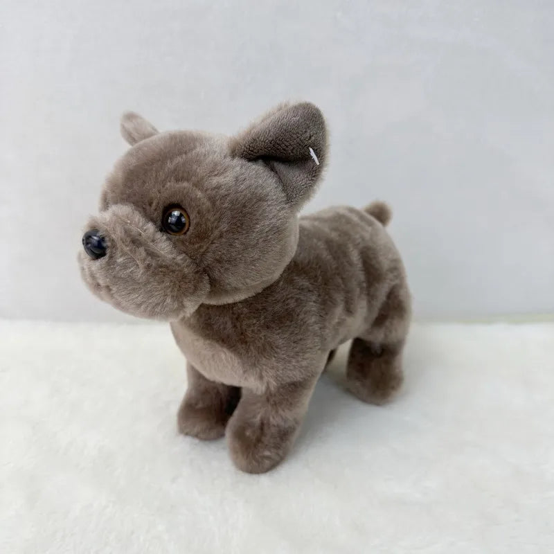 Cute Simulated French Bulldog Stuffed Animal Dog Stuffed Bulldog Plush Toys Lifelike Plush Bulldog Toys