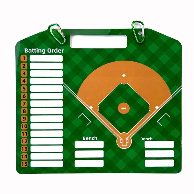 Gaia Sport BCB01 Baseball Softball Training Coaching Board PVC Wear-resistant Reusable Strategy Clipboard Custom Logo Portable