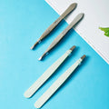 SBELLE Factory Wholesale Cosmetic Tweezers Stainless Steel Eyebrow Tweezers and Eyebrow Hair Remover Clip Private Label