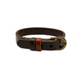 New Creative Cowhide Leather Bracelet for Men and Women Gold Plated Charm Bracelets for Gift or Party