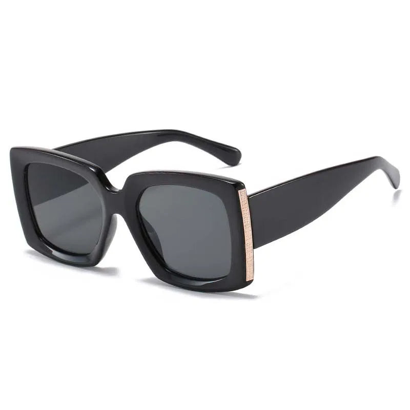 Designer square Plastic Big Fashion Women Men Sun Glasses Sunglasses