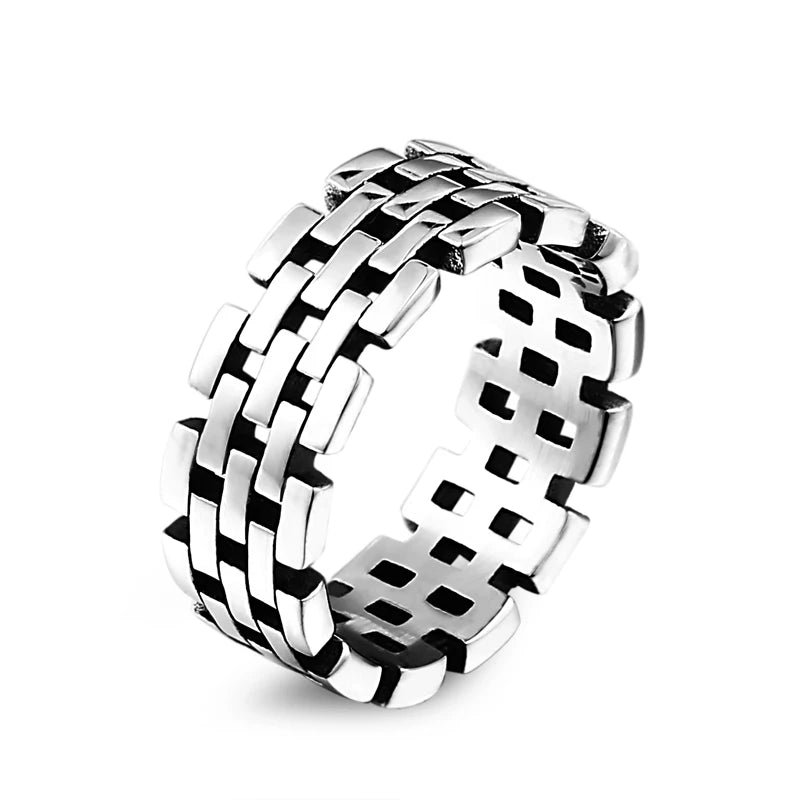 SS8-511R Steel Soldier Stainless Steel Punk Skull Fashion Jewelry Gift
