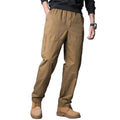 Classic Design Men's Casual Cotton Pants Big Size Pant for Man Custom LOGO Acceptable Daily Wear Chino Trousers