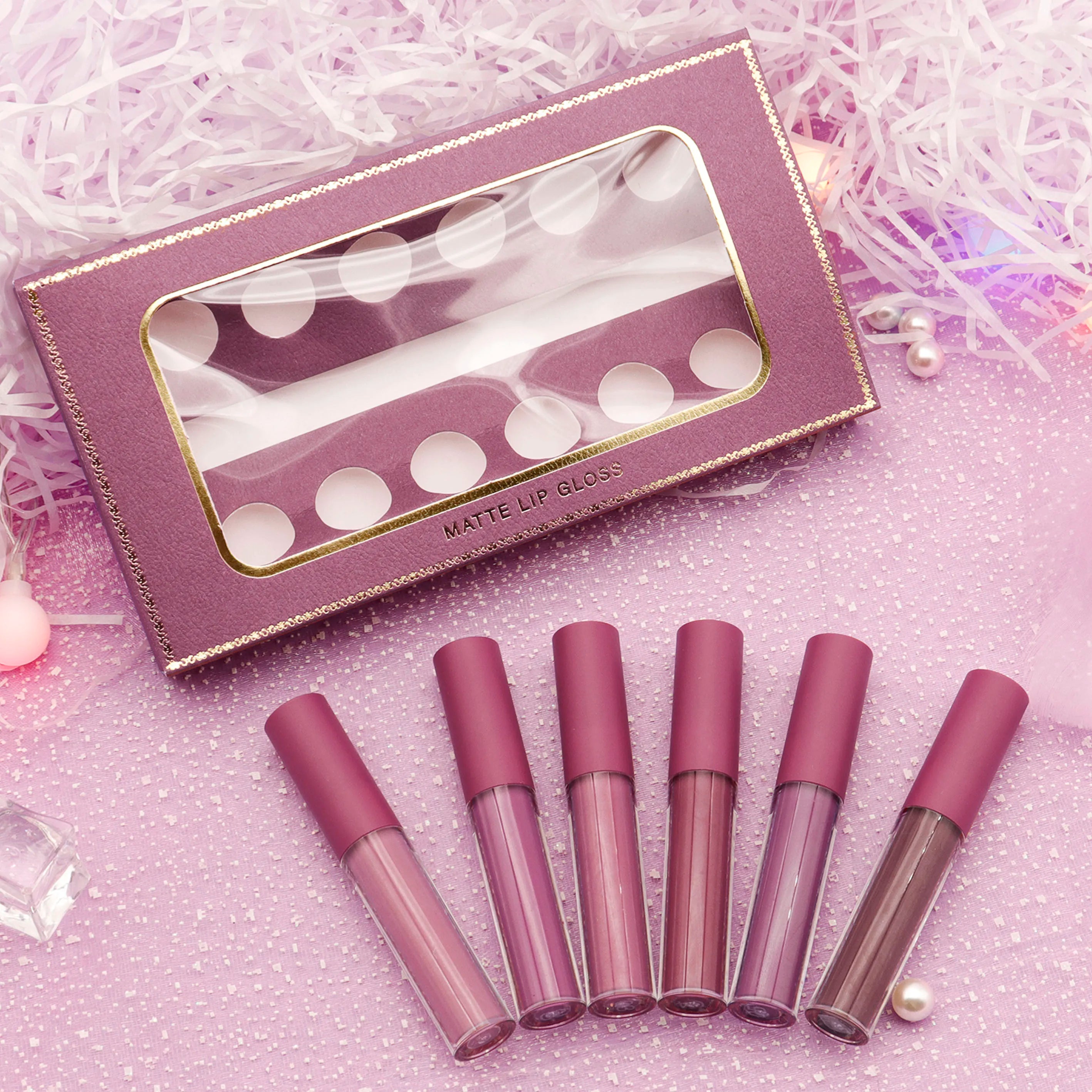 No Label Matte Lipstick Set Long Lasting 6 Pcs Lipstick Kit