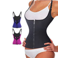 Women Fitness Waist Trainer Cincher Zip Vest Body Shaper Top Corset Girdle Slimming Belt