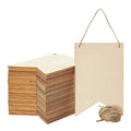 Unfinished Handmade Blank Wooden Signs Hanging Wooden Banners