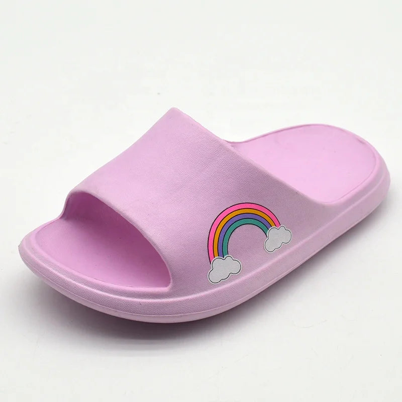 New Design Kids Slides Slippers Anti-Slippery EVA Outsole Light Weight for Summer Spring Autumn