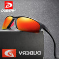 DUBERY Polarized Night Vision Sunglasses Men's Driving Sun Glasses for Men Square Sport Brand Luxury Mirror Shades Oculos D185