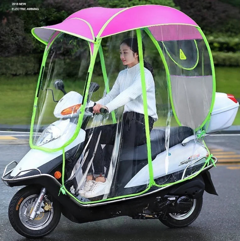 Fully Enclosed Motorcycle Umbrella