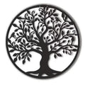 Metal Wall Art Tree of Life Iron Art Tree of Life Art Decorations Crafts Laser Cutting Wall Decoration