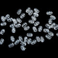 YOUME Hard Clear Transparent Double Cross Hole Fishing Beads Sets Essential Fishing Lures and Accessories