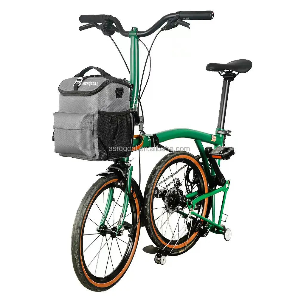 ASRQGOAL Bag Frames for Brompton Front Carrier Block Handlebar Bag for Brompton Folding Bicycle