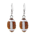 SC Fashion Design Basketball Dangle Earrings Sport Theme Luxury Crystal Rhinestone Volleyball Football Earrings for Women 2023