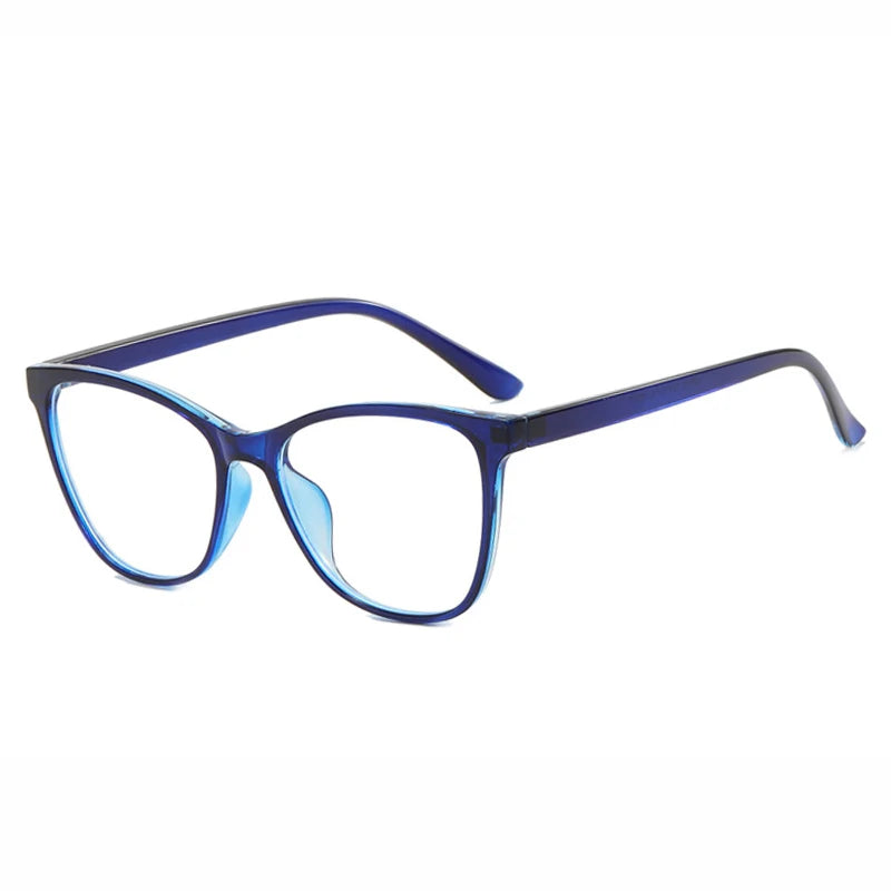 STORY KDD28012 Square Frame Blue Light Blocking Optical Glasses Custom Logo Frame Leopard Cat Eye Computer Glasses