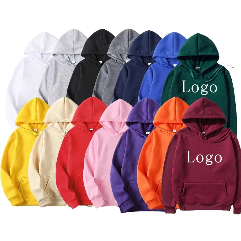 Custom Hoodie Cotton Pullover Warm Oversized Blank Hoodies