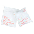 Custom Courier Mail Bags Shipping Package Corn Starch Based Biodegradable Poly Bags for Clothing