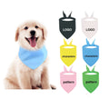 Hot Sale Cheap Pet Cotton/polyester Wholesale Dog Bandanas Custom Dog Plain Bandana