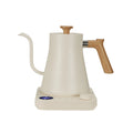 Variable Temperature Electric Gooseneck Kettle Stainless Steel Pour Over Coffee Kettle with Digital Base and Keep Warm Function