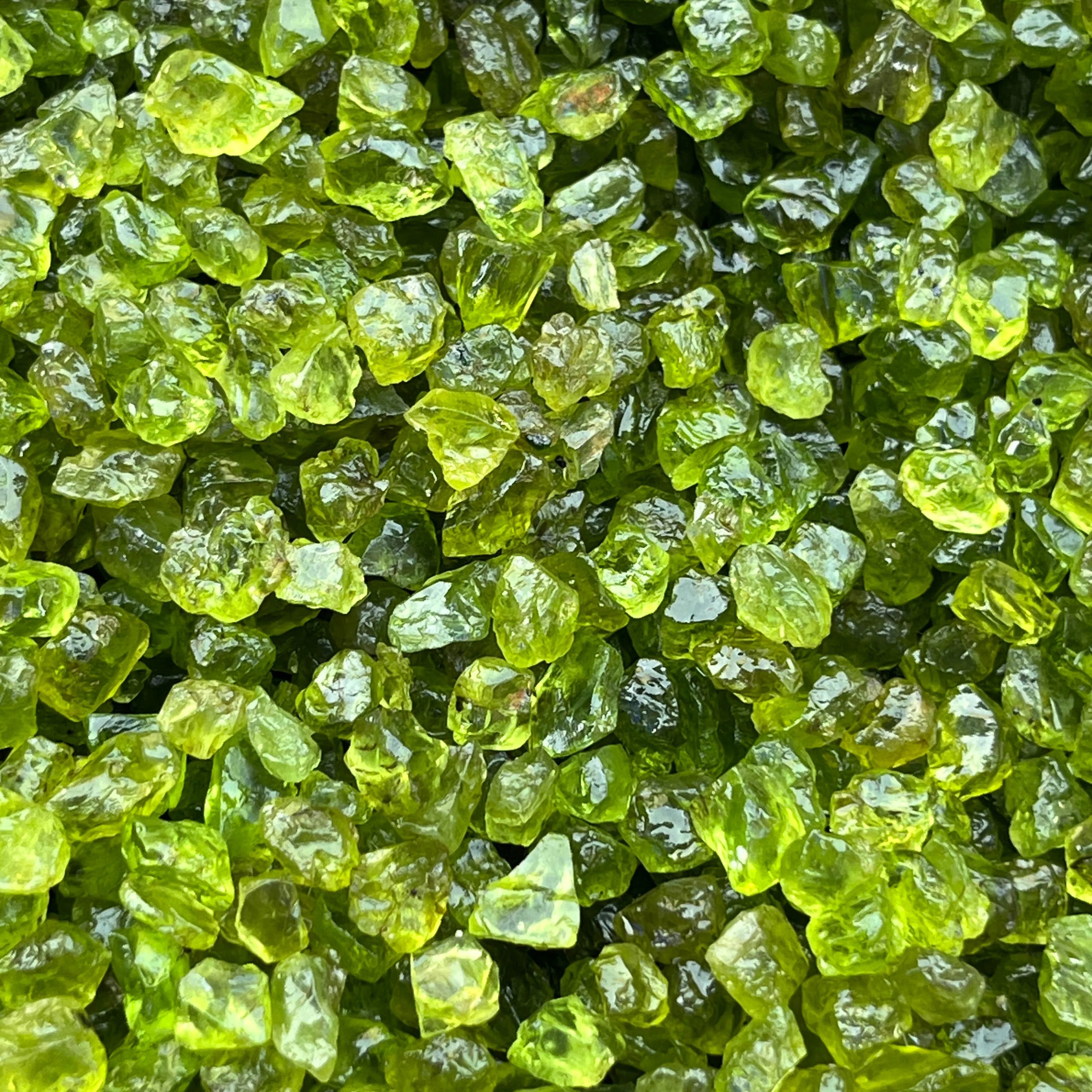Neutral Peridot Peridot Chips Peridot Raw Rough