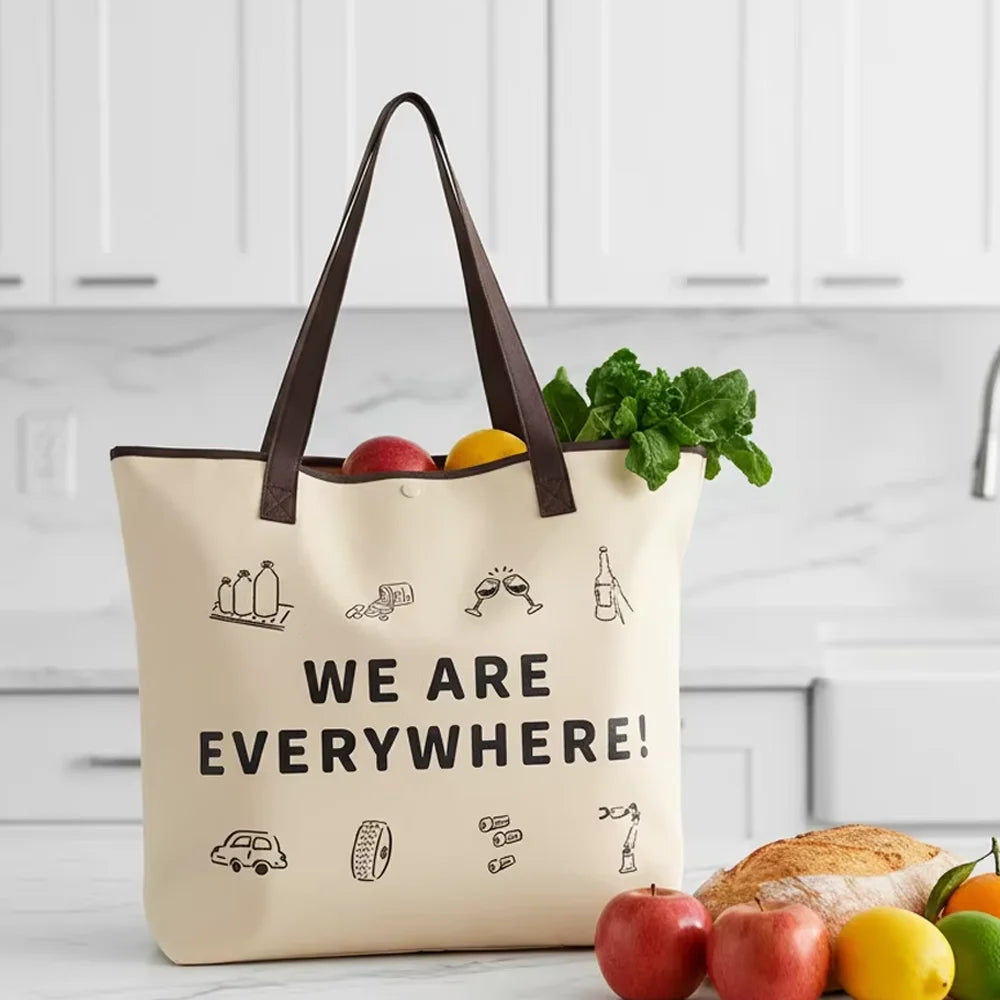 CustomTote Shopping Bag Reusable and Fashionable Packaging Bag Shopping Bag Custom Logo