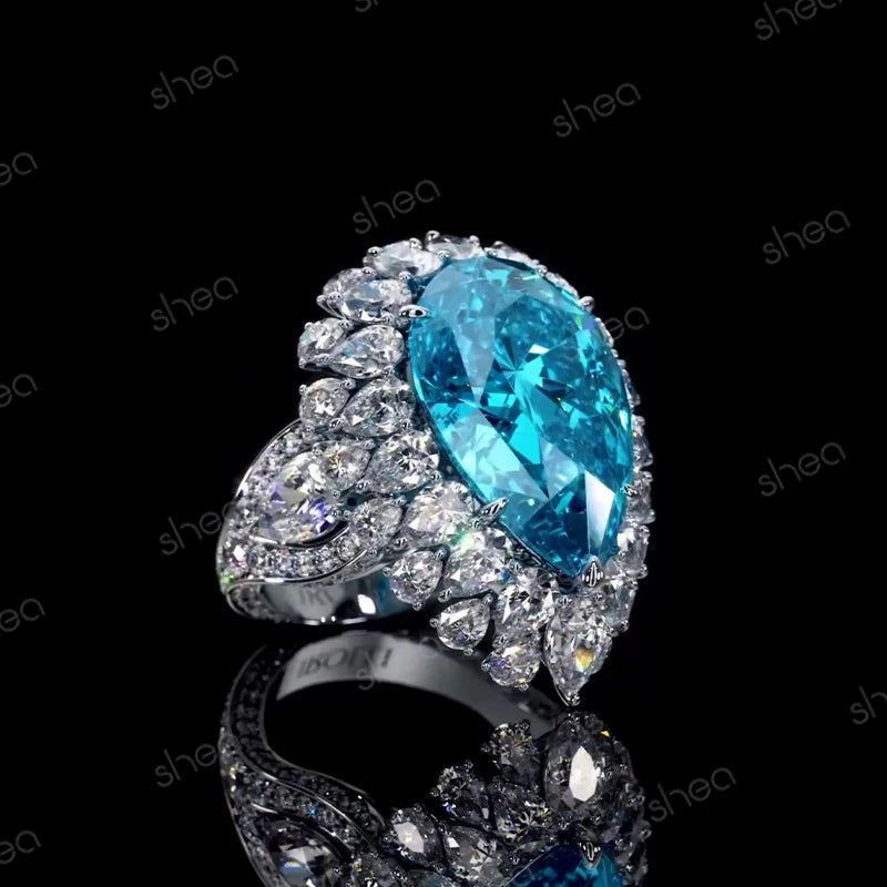 Instagram Hot Sale Custom Factory Price Solid Gold Moissanite Lab Grown Diamond High-end Jewelry Women Fine Jewelry