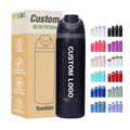 Portable Custom Logo Bpa Free Sports Vacuum Insulated Water Bottle Stainless Steel Water Bottle With Straw for Kids Adults MegaBDM