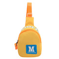 Children's Trendy Cool Canvas Chest Bag Personalized Baby Zero Wallet Outgoing Unisex Letter Shoulder Bag Fashion