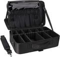 Professional Makeup Train case Cosmetic Bag Brush Organizer Storage Travel Make up Artist Boxs 3 Layer Large Capacity for Ladies
