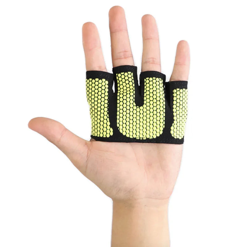 New Half Fingers Weight Lifting Gym Workout Gloves Partial Exercise Gloves Barehand Gloves