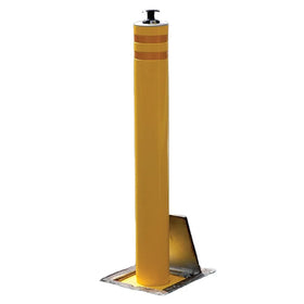 Customize Steel Bollards With Concrete Filled Bunnings With Carbon Steel Yellow Barrier Fixed Parking Bollard Post