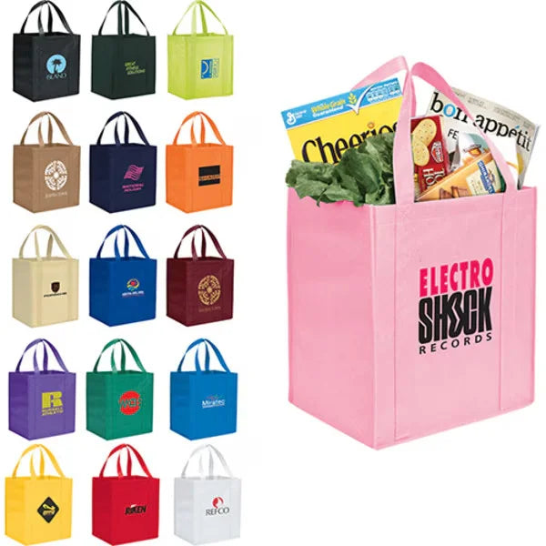 Non-Woven Cloth Shopping Tote Bags Fabric Non Woven Shopping Bags With Logo Custom Non Woven Bag