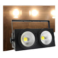 Dj Stage Lighting Equipment 2 Eyes 200W White Led Cob Led Matrix Light IP65 Audience Stage Blinder Light for Show