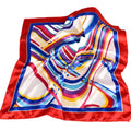 2026  NEW Spring and Summer Wholesale Folds Amoeba Small Cashew  Floral Silk Feel 50*50 square Scarf Silk Satin Scarf