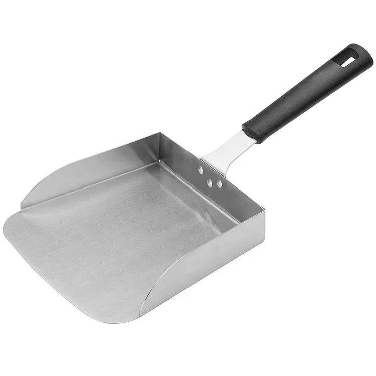 Stainless Steel Food Safety Transfer Shovel Creative Potato Chips Snack Mobile Barbecue Tool Food Shovel Utensil Set