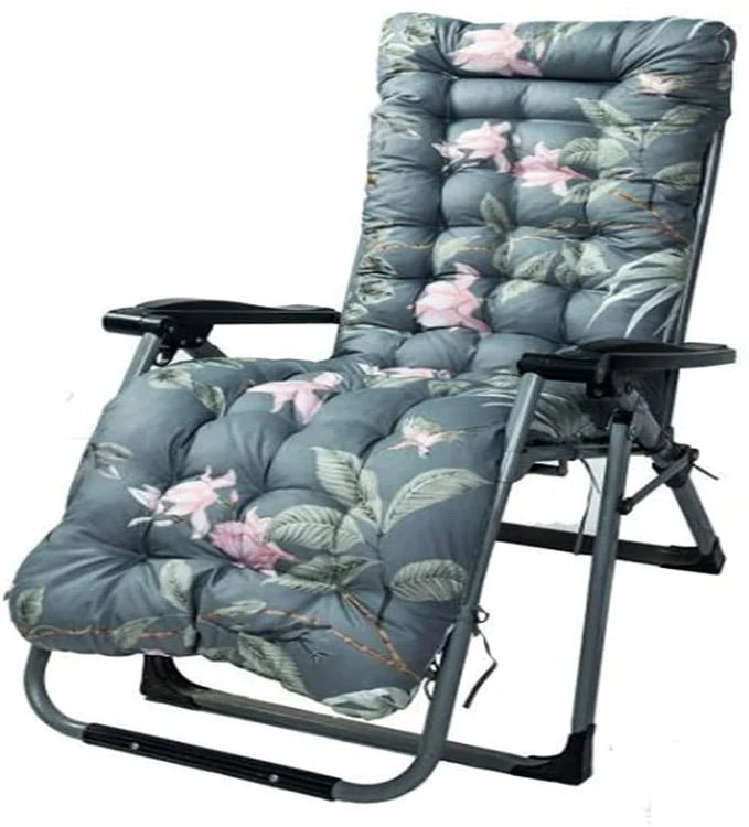 Patio Lounge Chair CushionThicken  Soft and Comfortable Patio Garden Deckchair Recliner Tatami Mat Window Mat Seat Cushion