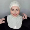 MOTIVE FORCE Arab Turbanunderscarf for Women Modal Elastic Muslim Bottom Cap Islamic Hijab Hat With Drill Hijab Muslim Muslim