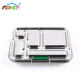 Aohea Manufacturer Eco Friendly Lunch Box Stainless Steal 5 Compartment Bento Box With Food Container Jar