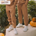 QUICKSHOW Custom Logo Winter Unisex 350 Gsm Sweat Track Jogger Pant Cotton Fleece Sweatpants Sets