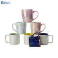 Creative Pearl Glaze Ceramic Coffee Mug Colorful Porcelain Tea Cups Milk Cup Drink Cup