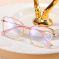 2023 Best Selling MS 81135 Women's Simple Designer Optical Glasses Frame Anti-Blue Light Myopia Eyewear with Custom Logo MegaBDM