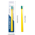 Hot Sale Adult Colored Nylon Ultra Soft Bristles Orthodontic Toothbrush with 6500+ Filaments for Home Use