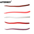 WATERBOY 13cm 2g Plastic Artificial Grub Lures Wobbers Sea Earthworm Fishing Lure Red Worm Softbait
