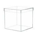 Clear Acrylic Square Cube Jewelry Box Mini Storage Box Square Containers with Lids Candy Box for Candy Pill and Tiny Jewelry